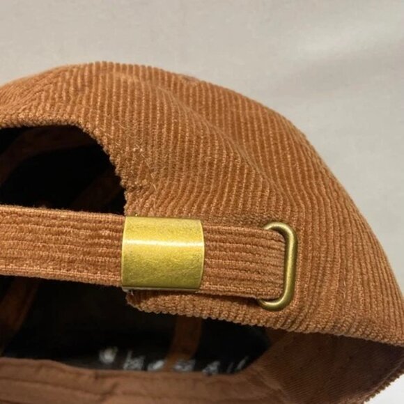 Diamond Supply Co Corduroy Slide Back Hat Brown Adjustable Embroidered Logo EUC - Picture 8 of 12